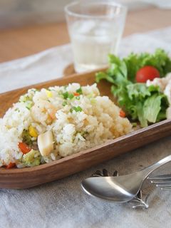 冷凍野菜で*かんたんピラフ-レシピのメイン写真