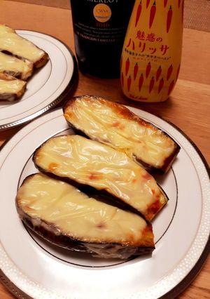 ワインに合う♪なすのハリッサチーズ焼き-レシピのメイン写真