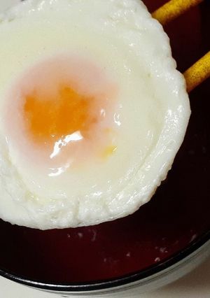 電子レンジで目玉焼き-レシピのメイン写真