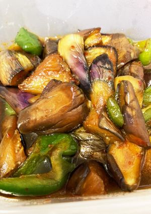なすのピリ辛炒め煮-レシピのメイン写真