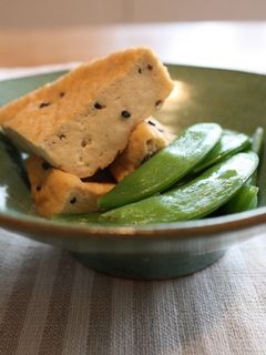 スナップえんどうとがんもの煮物-レシピのメイン写真