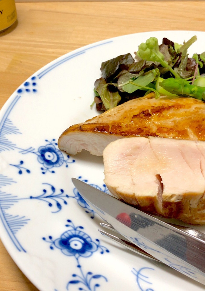超しっとり鶏むね肉の焼き方-レシピのメイン写真