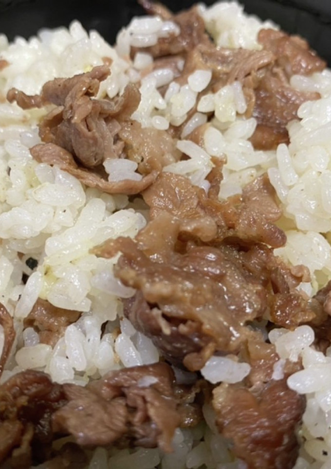 簡単！牛肉とわさびの混ぜご飯！-レシピのメイン写真