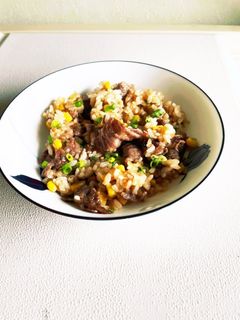 ビーフガーリックライス-レシピのメイン写真