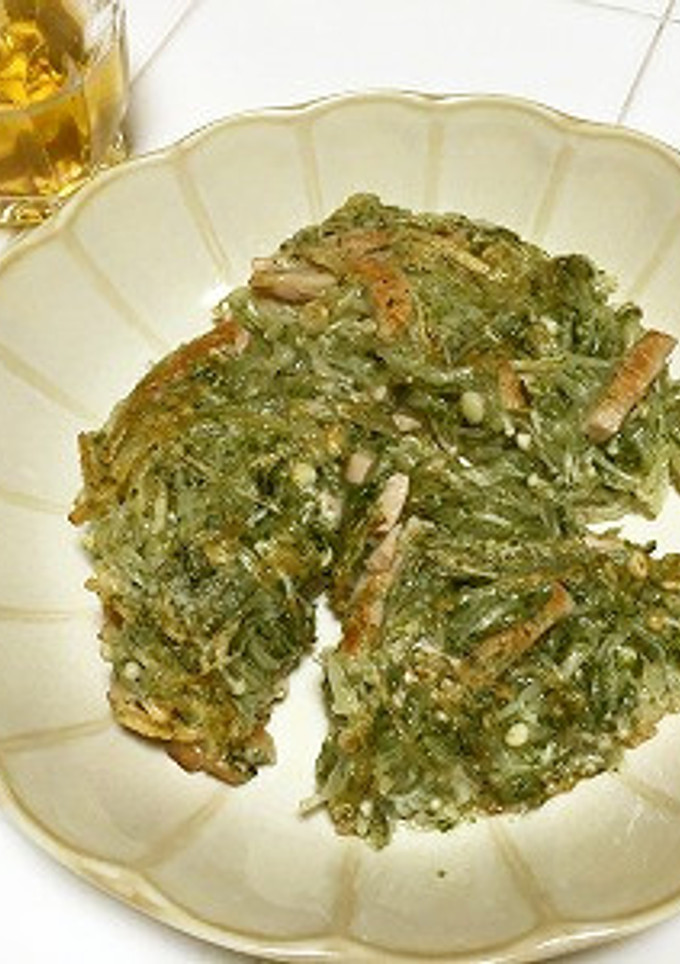 えのき・魚肉ソーセージのお好み焼き-レシピのメイン写真