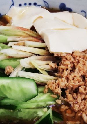 そぼろたっぷり冷やし味噌ラーメン-レシピのメイン写真