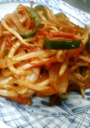 志麻さんの、もやしのナポリタン、おいしい-レシピのメイン写真