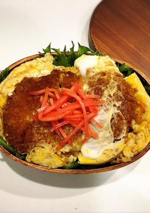 のっけ弁当2021.07.12カツ丼-レシピのメイン写真