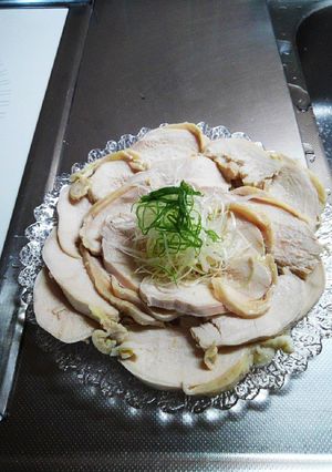 簡単蒸し鶏-レシピのメイン写真