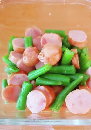 弁当おかず⑤　三度豆とウインナー-レシピのメイン写真