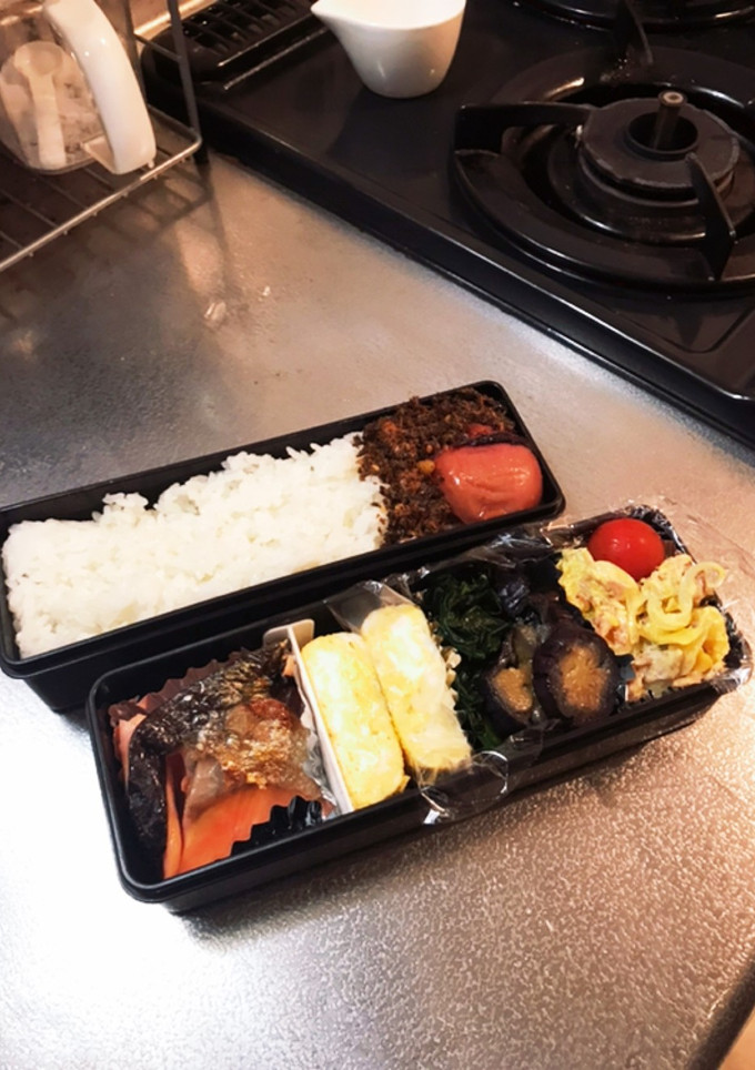 焼き鮭と常備菜のお弁当-レシピのメイン写真