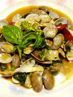 あさりの甘辛炒め(タイ料理)-レシピのメイン写真