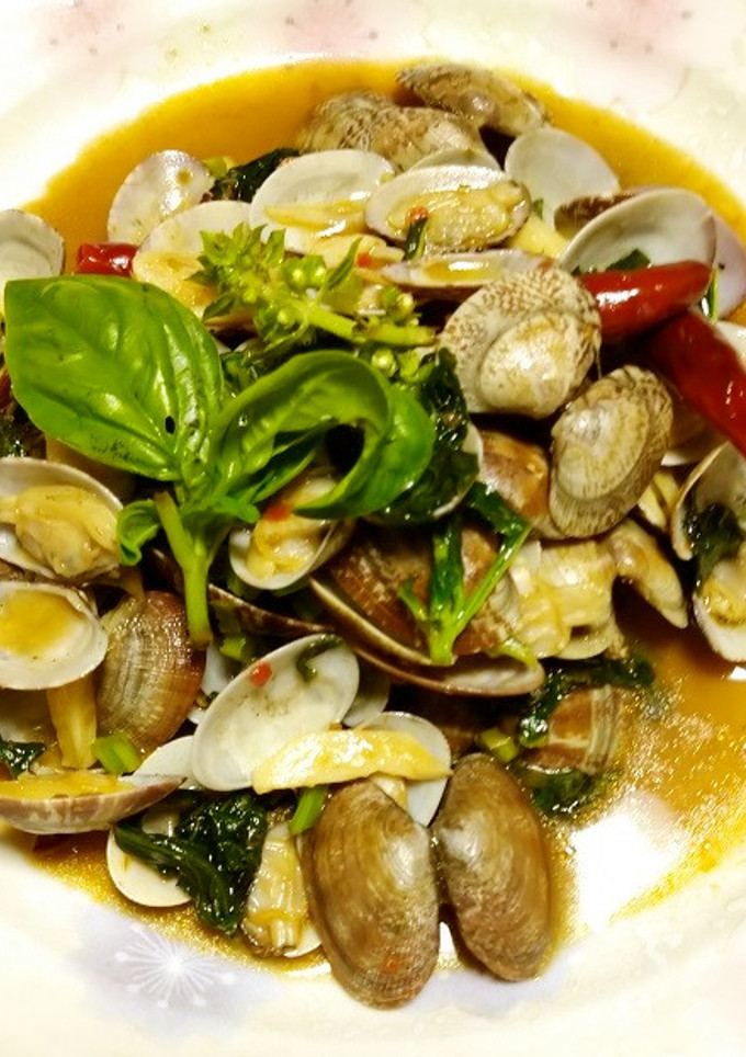 あさりの甘辛炒め（タイ料理）-レシピのメイン写真