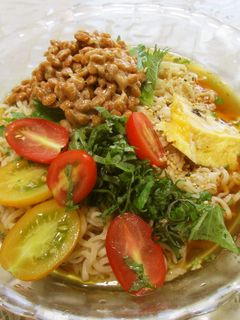 サッポロ一番ごま味醤油ラーメンで夏麺!-レシピのメイン写真