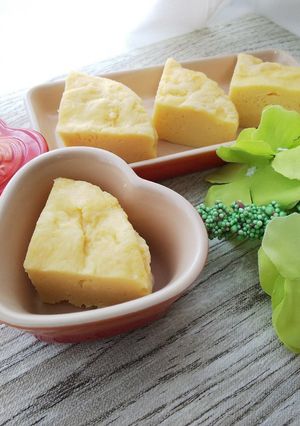 【ダイエット】バニラ味おから蒸しパン卵1-レシピのメイン写真