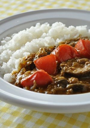 夏向き☆なすとトマトのカレー-レシピのメイン写真