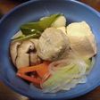 鶏と鶏玉団子の鍋
