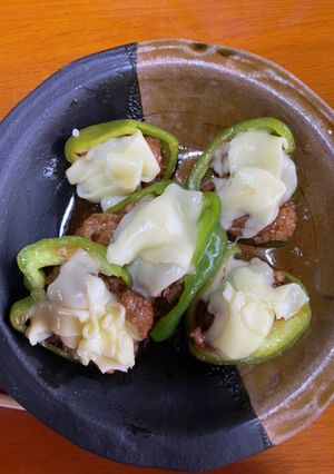 #たった2品簡単ピーマンの肉詰めはいかが-レシピのメイン写真