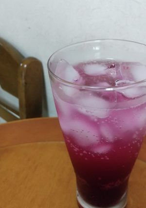 24 赤紫蘇ジュース レモン汁or酢-レシピのメイン写真