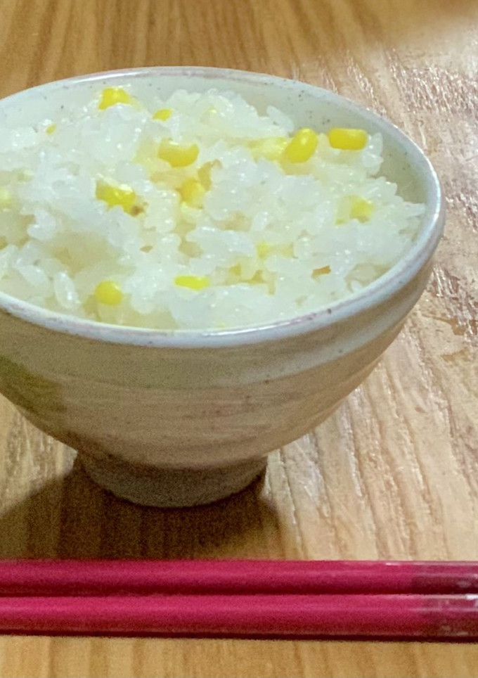 土鍋炊飯釜でとうもろこしごはん-レシピのメイン写真