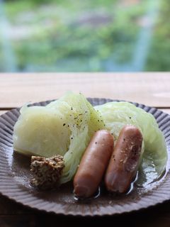 キャベツとソーセージのスープ煮-レシピのメイン写真