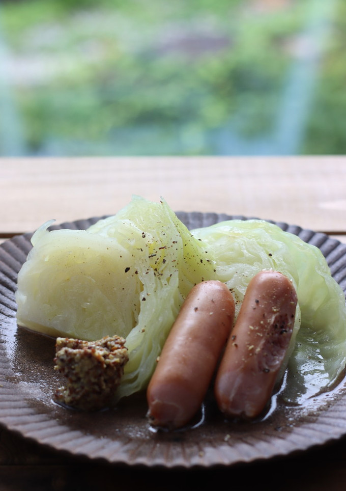 キャベツとソーセージのスープ煮-レシピのメイン写真
