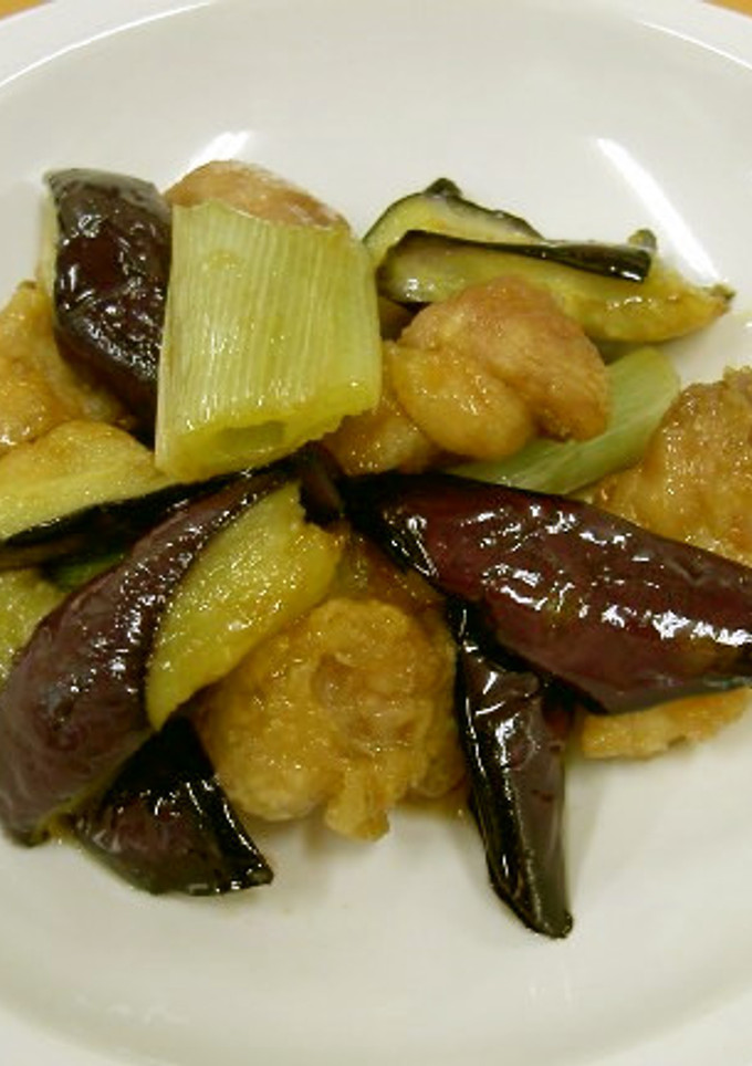 揚げ鶏となすの南蛮（透析食）-レシピのメイン写真