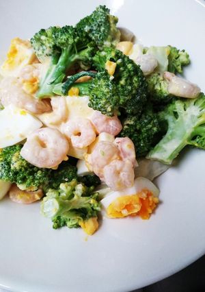 簡単♪えびとブロッコリーの味噌マヨサラダ-レシピのメイン写真