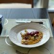 簡単☆レタスとハムのオープンオムレツ