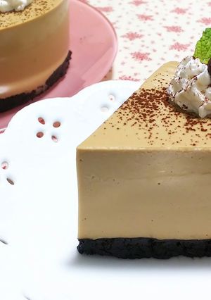 カフェオレレアチーズケーキ-レシピのメイン写真