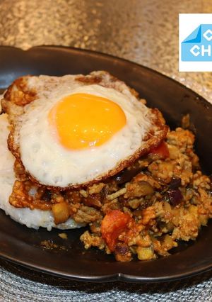 夏野菜のキーマカレー-レシピのメイン写真