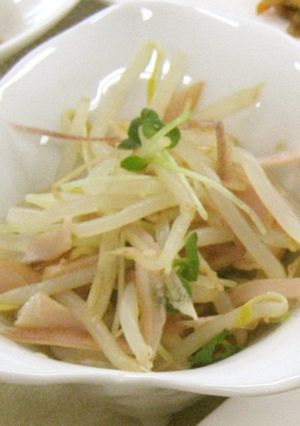 もやしの香味お浸し(透析食)-レシピのメイン写真