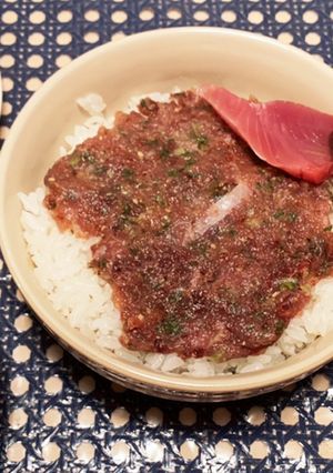 かつおのなめろう丼-レシピのメイン写真