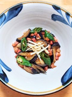 万願寺唐辛子とナスの味噌炒め-レシピのメイン写真