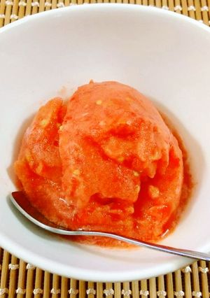 材料はトマトのみ！トマトジェラート-レシピのメイン写真