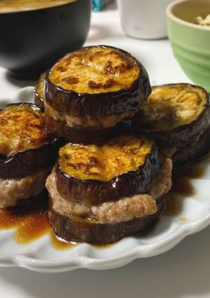 なすのはさみ焼き-レシピのメイン写真
