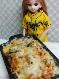 リカちゃん♡スパピザ(野球シリーズ横浜)-レシピのメイン写真