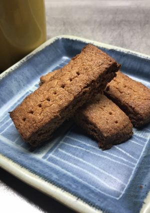 少し糖質制限ココナッツショートブレッド-レシピのメイン写真