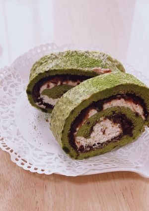 失敗知らずの1番美味しい抹茶ロールケーキ-レシピのメイン写真