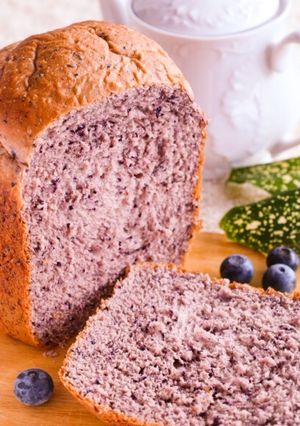 ブルーベリーのふんわりみるく食パン-レシピのメイン写真