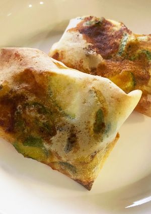 夏野菜ピザ風春巻-レシピのメイン写真