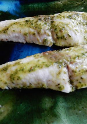 簡単　白身魚のレモンバジルソテー-レシピのメイン写真