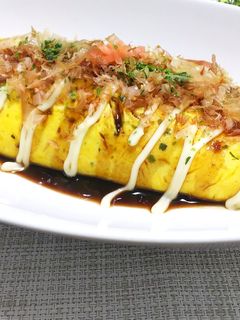 お好み焼きオムライス~時々チーズin ~-レシピのメイン写真