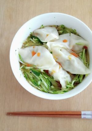 冷し水餃子ラーメン-レシピのメイン写真