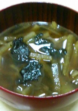 大根と焼きのりで短時間でできるスープ-レシピのメイン写真