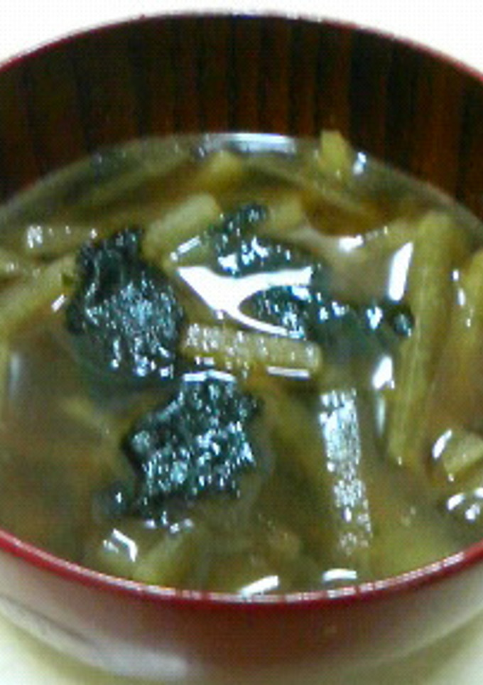 大根と焼きのりで短時間でできるスープ-レシピのメイン写真