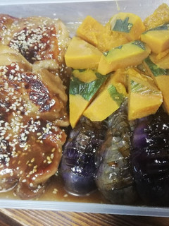 照り焼き、ナス味噌、南京!ゆりさん風-レシピのメイン写真
