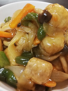 インスタント肉団子甘酢炒め!ゆりさん風-レシピのメイン写真