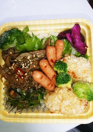 【夫婦弁当85】牛肉蓮根と海老カツ-レシピのメイン写真