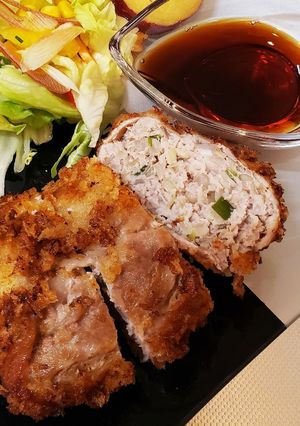 お母さんのボリュームたっぷりカツ餃子！-レシピのメイン写真